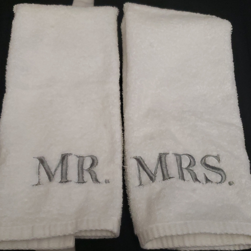 Mr. and Mrs. Hand towels
